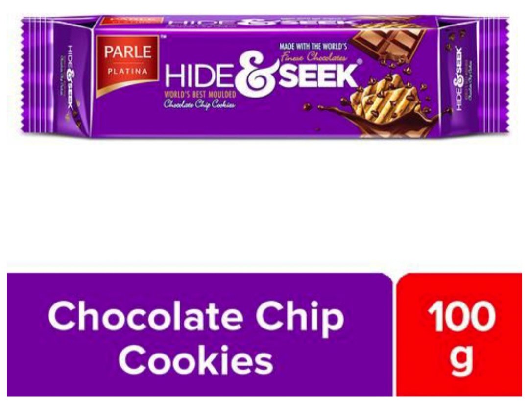 पारले हाइड & सीक चॉकलेट बिस्किट्स रू 30.0 ( Parle Hide & Seek Chocolate Biscuits