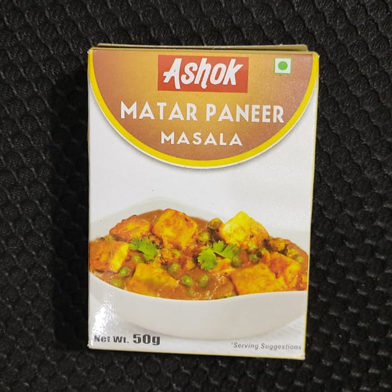 मटर पनीर मसाला 50 ग्राम (Matar Paneer Masala Ashok 50 gm)code 82560