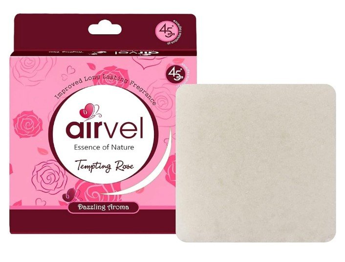 एयरवेल गुलाब एयर फ्रेशनर 01 पीस ( Airvel rose Air Freshner Pack of 01 Piece)