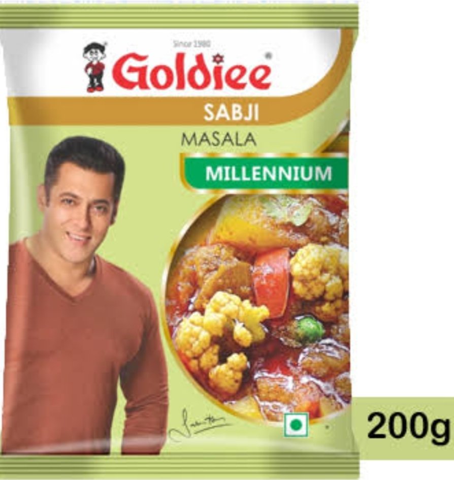 सब्जी मसाला 200 ग्राम (Goldee Sabji Masala Goldiee 200 Gm )code 02349