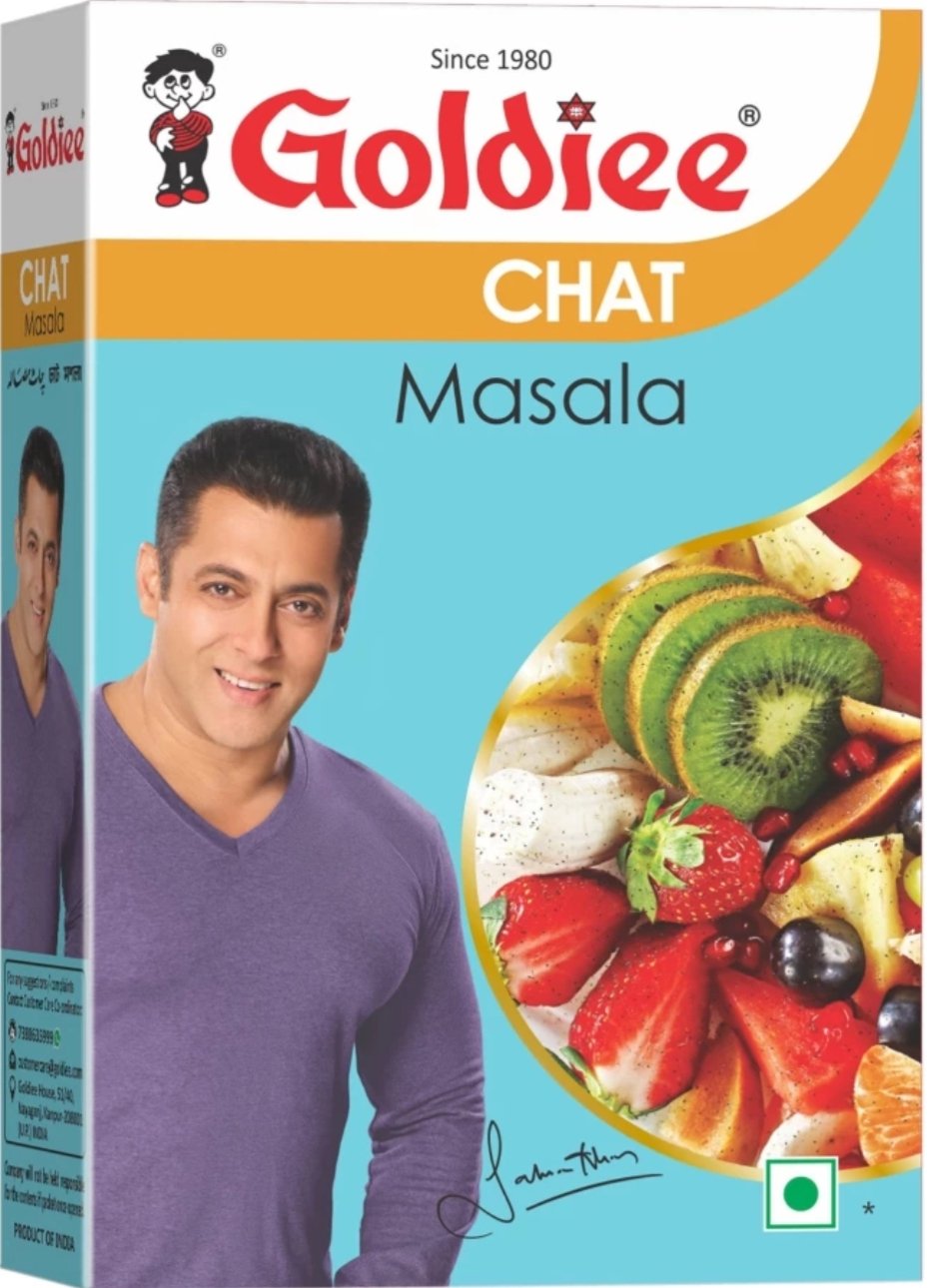 चाट मसाला 100 ग्राम (Chat Masala Goldiee 100 Gm (code 500420