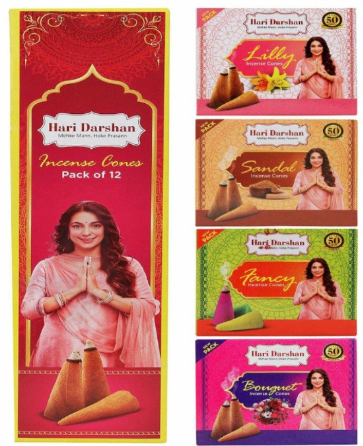 हरि दर्शन कोन 12 पैकेट ( HARI DARSHAN CONE 12 PACKET MIX FLAVOUR)