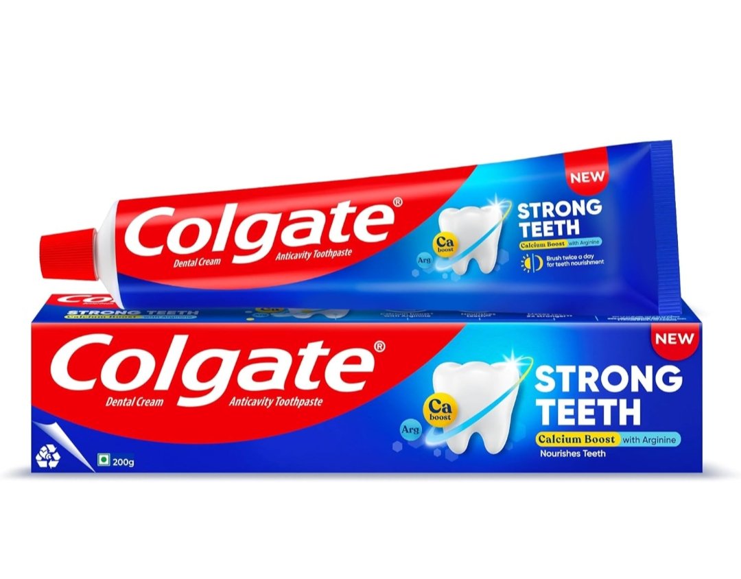 कोलगेट स्ट्रांग टीथ टूथ पेस्ट 200 ग्राम (Colgate Strong Teeth Tooth Paste 200 Gm)