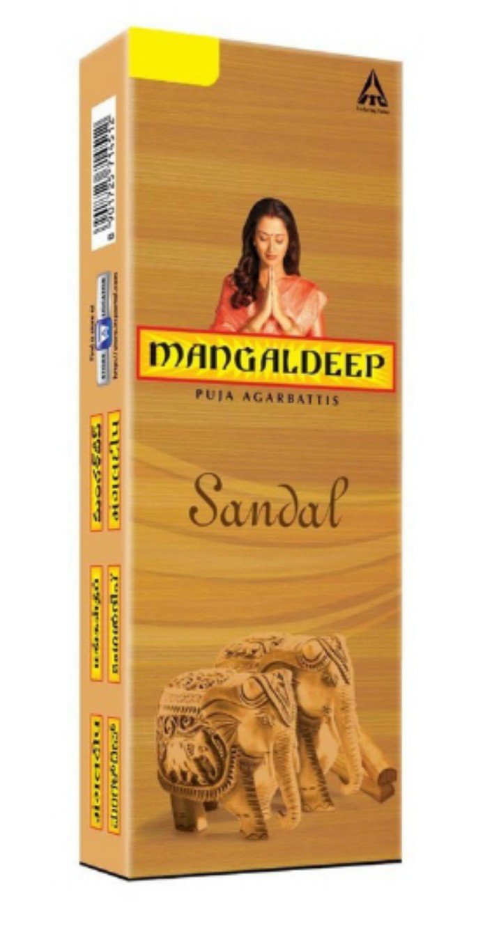 मंगलदीप चंदन अगरबत्ती 160 स्टिक ( Mangaldeep Sandal Agarbatti 160 Nos Stick)