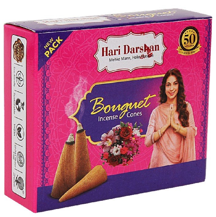 हरि दर्शन बैंक्वेट कोन धूप ( Hari Darshan Bonquet Cone Dhoop Rs 15)