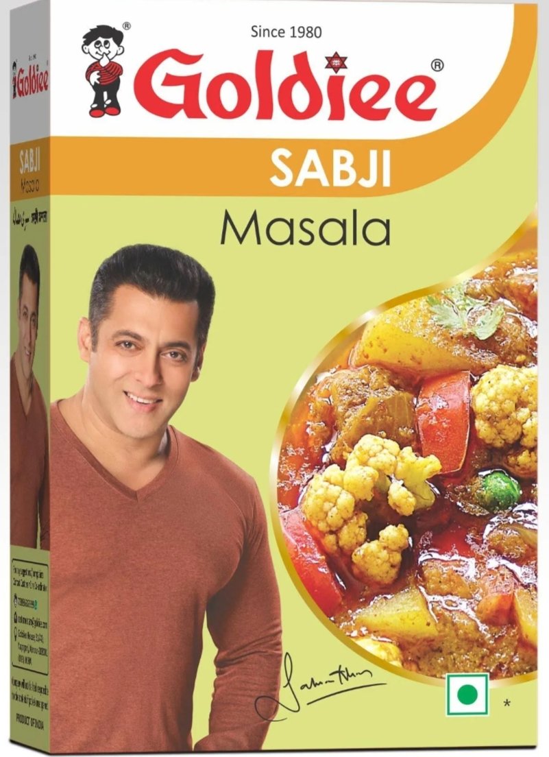 सब्जी मसाला 50 ग्राम (Sabji Masala Goldiee 50 Gm)code 02769