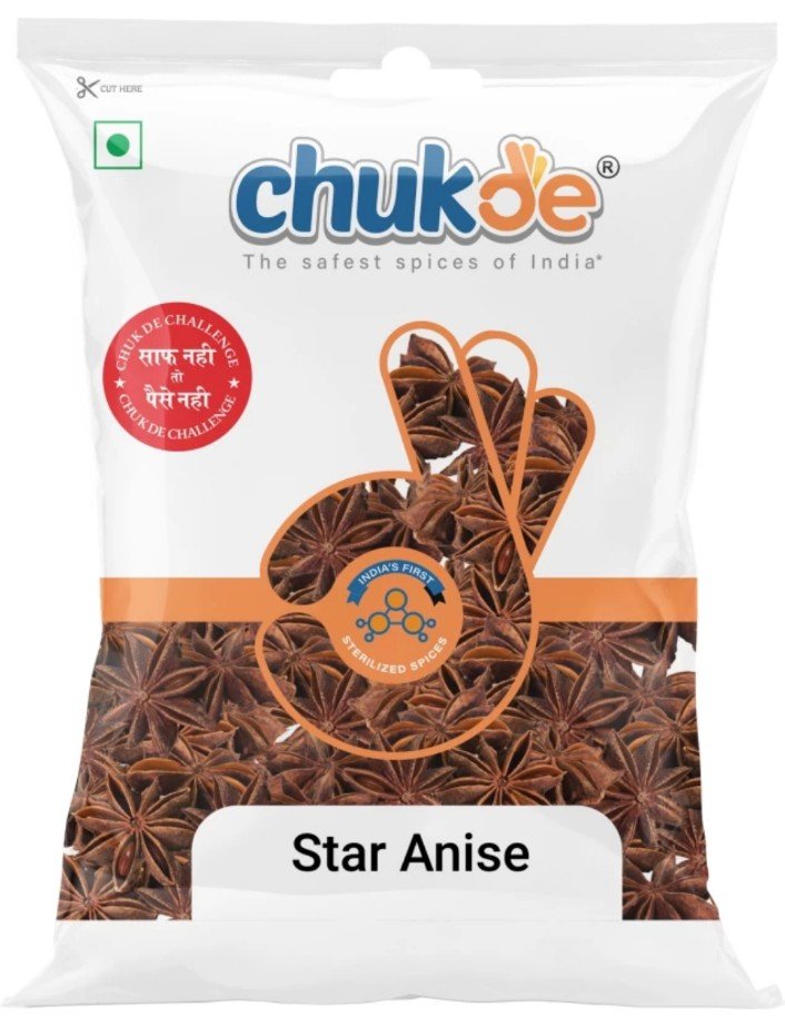 चक दे बदियान (चक्र फूल) 50 ग्राम ( Chukde Badiyan Chakra Fool Star Anise)