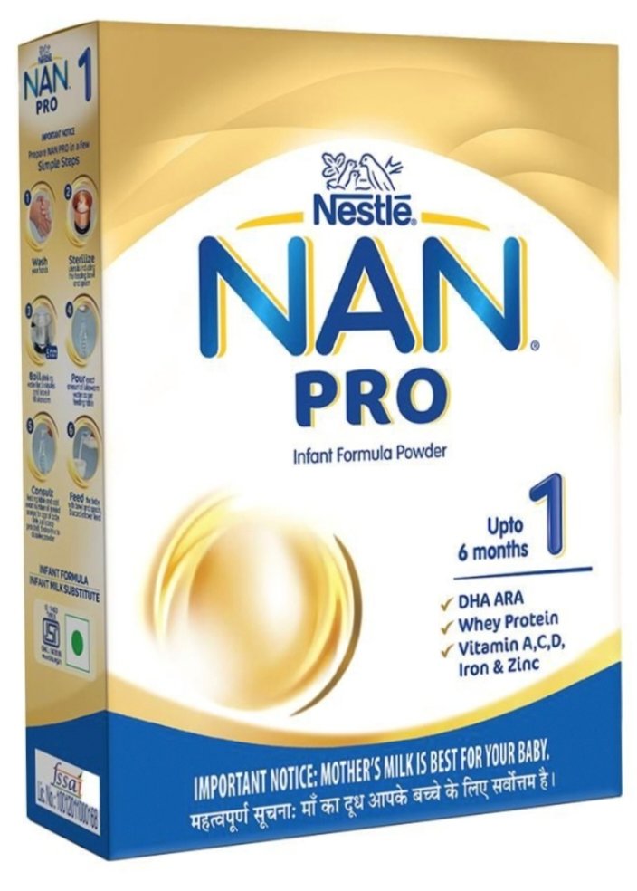 नेस्ले नैन प्रो 01 नंबर (शिशु दूध) Nan Pro @ No 01 Infant Formula Powder Up to 06 Month Child