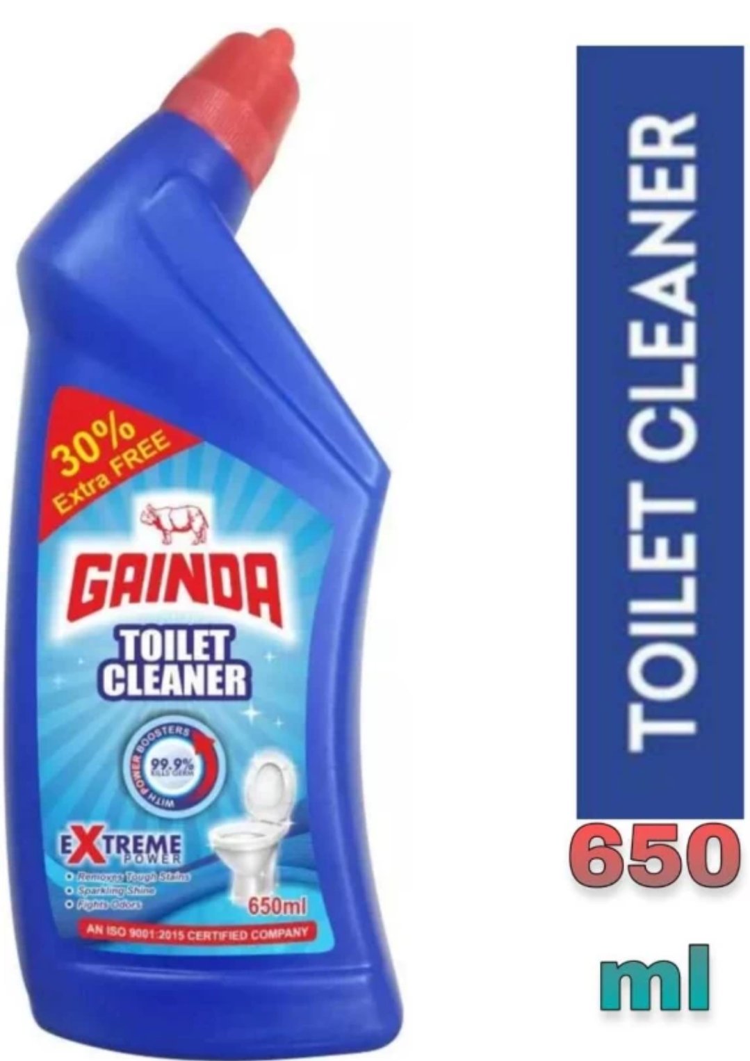 गैंडा टॉयलेट क्लीनर 650 Ml (Gainda Toilet Cleaner 650 Ml)