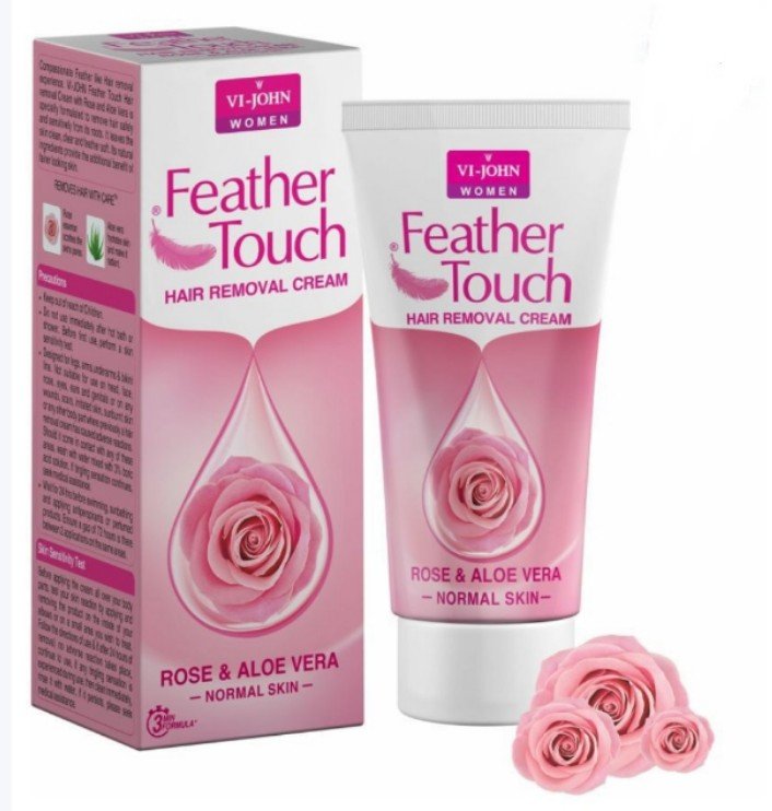 Vi John हेयर रिमूवल क्रीम (Vi John Feather Touch Hair Removable Rose Aloe Cream