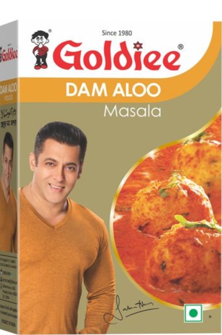  दम आलू मसाला 50 ग्राम (Dam Aloo Masala Goldiee 50 gm)code 00628