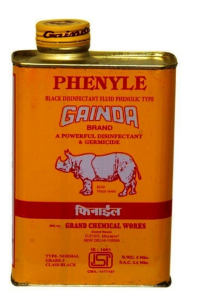 Black Phenyle 01 Ltr Gainda Black Phenyle Floor Cleaner