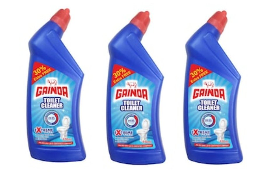 गैंडा टॉयलेट क्लीनर 650 Ml (Gainda Toilet Cleaner 650ml Pack of 3)