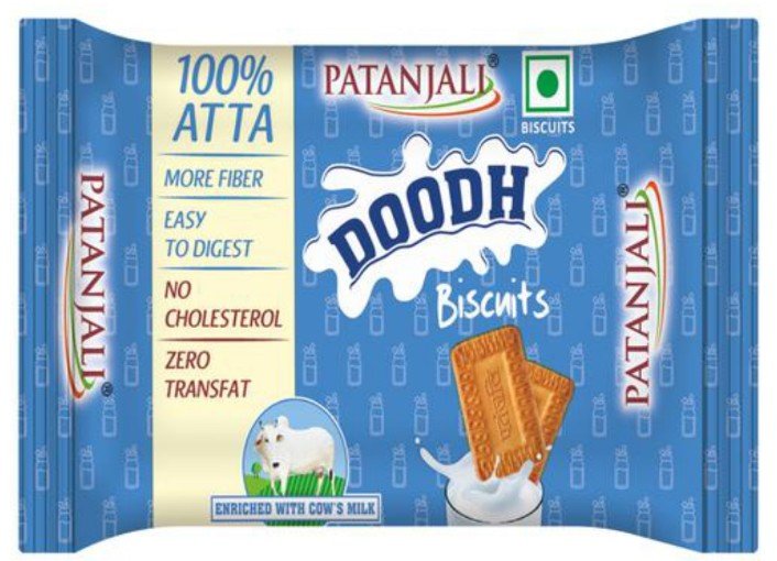 पतंजली दूध बिस्कुट 5 रू ( Patanjali Doodh Biscuits 5 Rs )