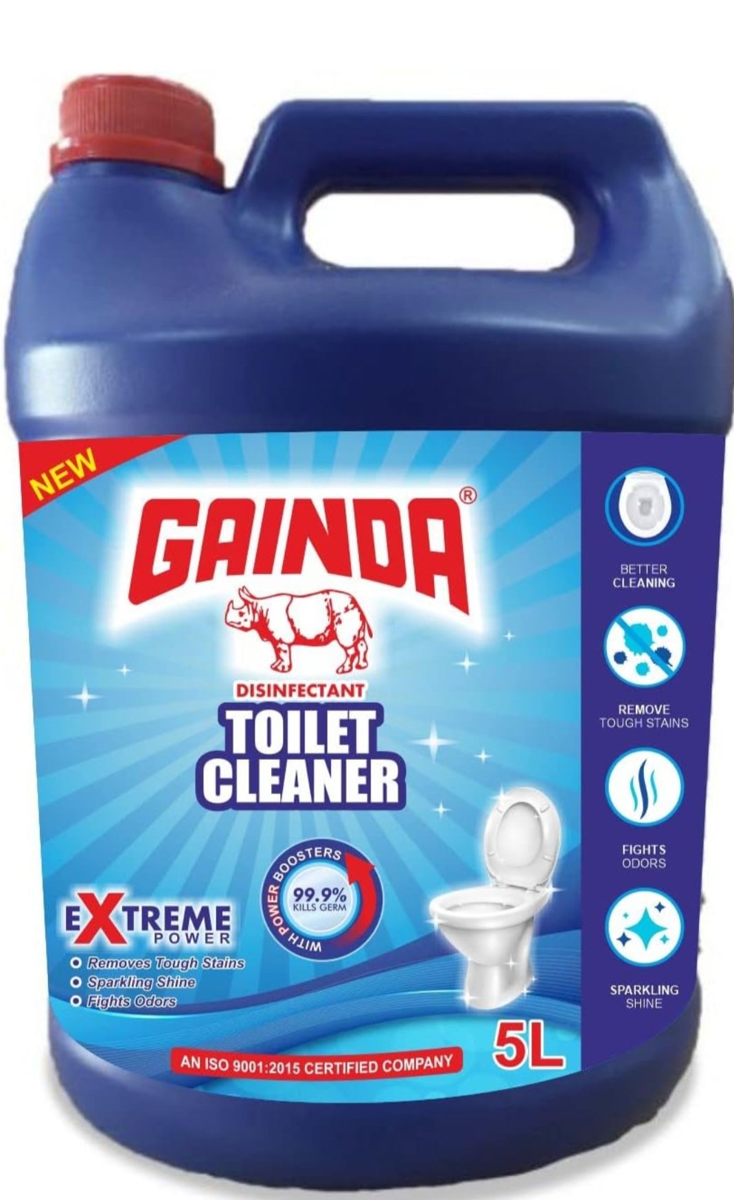 गैंडा टॉयलेट क्लीनर 5 लीटर (Gainda Toilet Cleaner 5L)